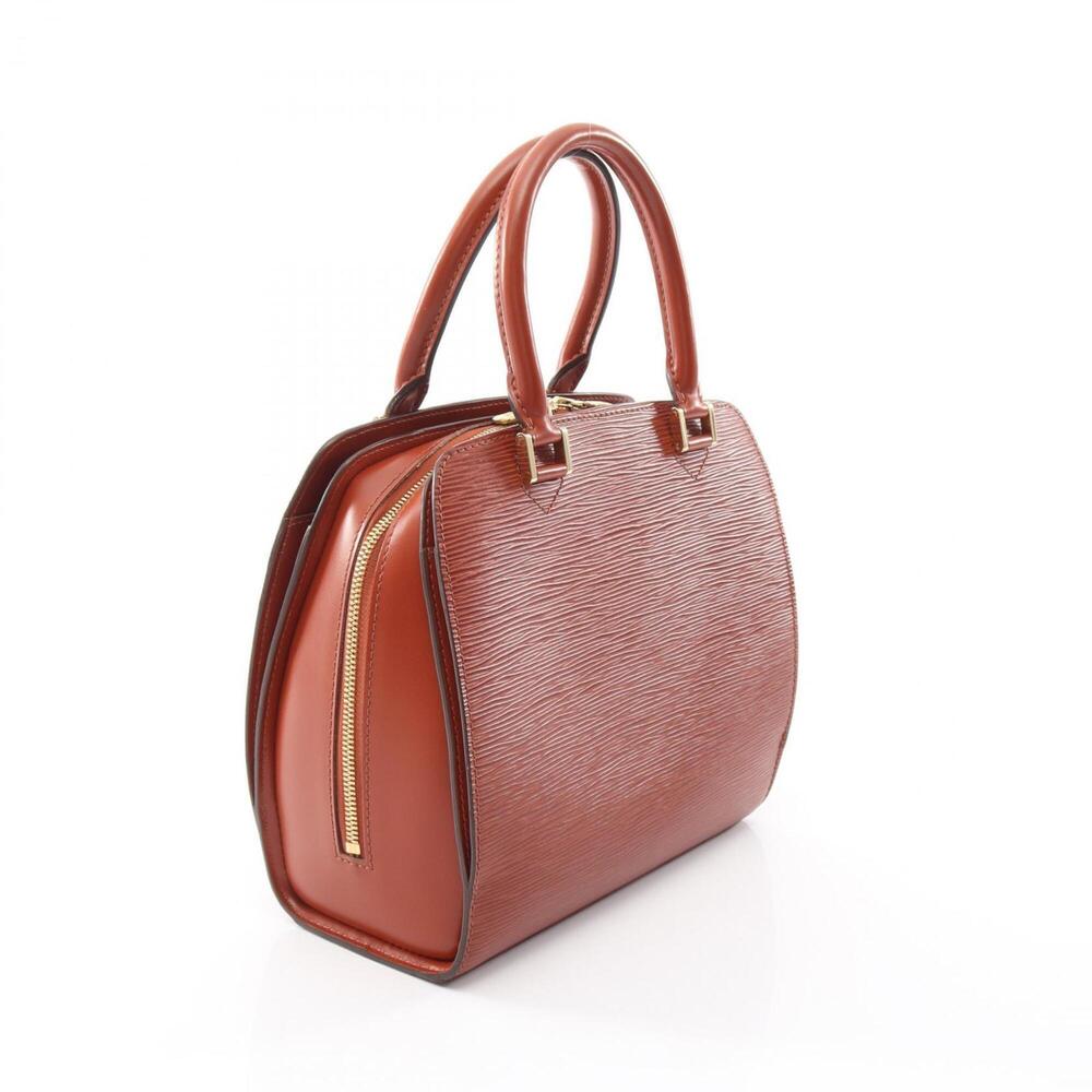 LOUIS VUITTON Authentic Brown Leather Bag - Picture 2 of 8